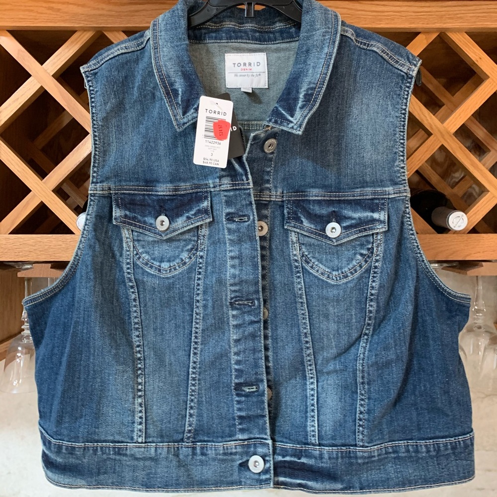 Torrid Jean Vest Size 3